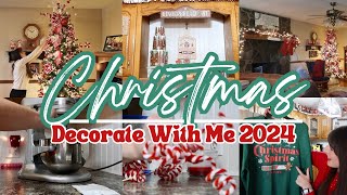 2024 CHRISTMAS DECORATE WITH ME | CLEANING & HOMEMAKING MOTIVATION