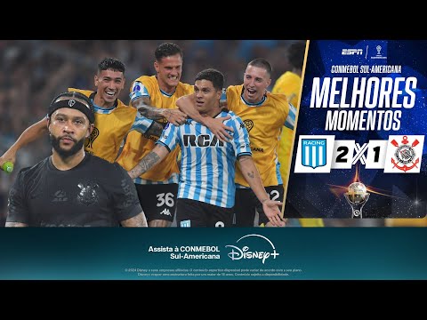 Gols e lances de Racing x Corinthians