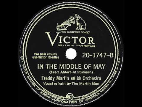 1945 HITS ARCHIVE: In The Middle Of May - Freddy Martin (Martin Men, vocal)