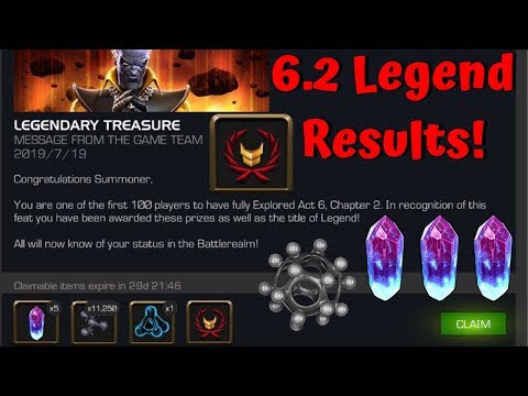 Act 6.2 Legends Run Results + Crystal Opening! - Marvel Contest of Champions