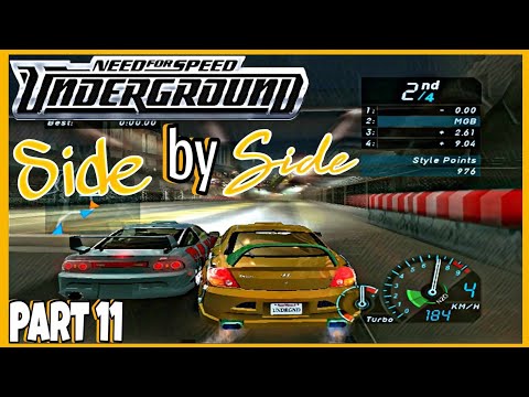 NEED FOR SPEED UNDERGROUND | WALKTHROUGH PART 11 | SIDE BY SIDE (4K 60 FPS)