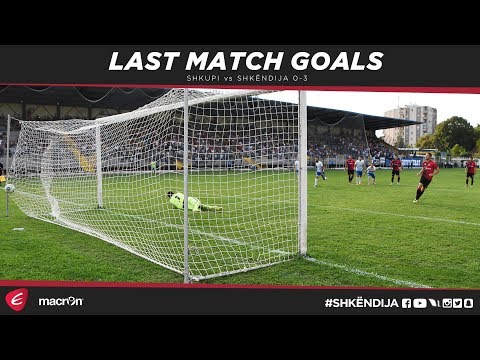 LAST MATCH GOALS  | #Throwback Shkupi vs Shkëndija 0-3