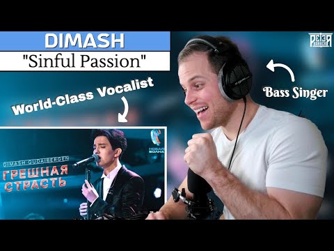 Professional Singer Reaction & Vocal ANALYSIS - Dimash | "Sinful Passion" (Грешная страсть)