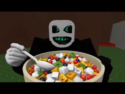 die of death humor: pursuer eats his crafted meal