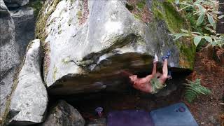 Video thumbnail de Pagota, 8a. Fontainebleau