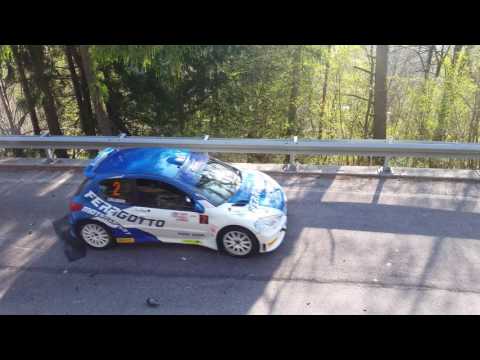 Rally delle Dolomiti 2017 @ incidente con grosse bestemmie (dalla paura)...non per deboli di cuore.
