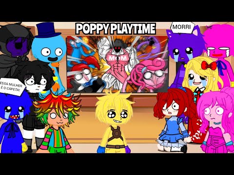 Poppy Playtime react Mom's Poppy Playtime - POPPY PLAYTIME CHAPTER 4 REACT TO MOM'S POPPY PLAYTIME