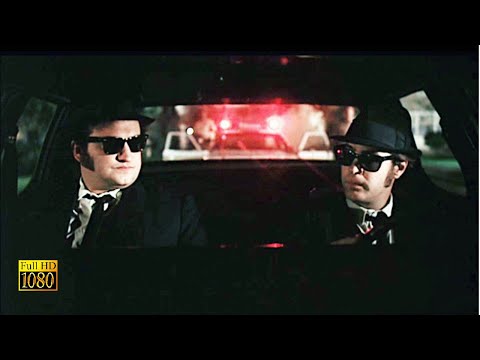 The Blues Brothers (1980) - Sam and Dave / Getting Pulled Over Scene. Enhanced 1080p