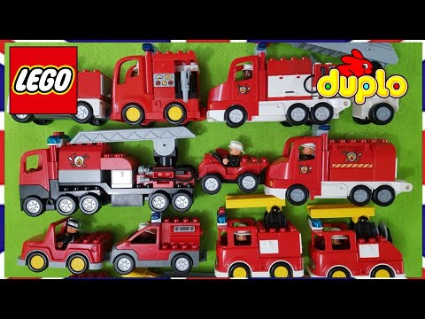 🚒  LEGO DUPLO fire engine fire truck fire station 🚨