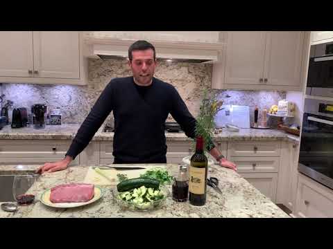 Quarantine Cooking "Roasted Pork Tenderloin with Red...