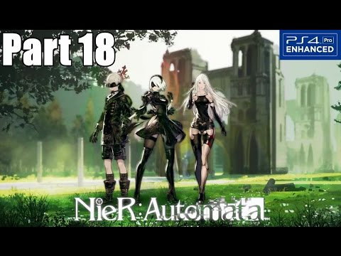 Nier Automata Gameplay Walkthrough Part 18 ENDING (PS4 PRO) 1080p