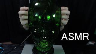 【ASMR】ガラスのダミーヘッドでタッピング