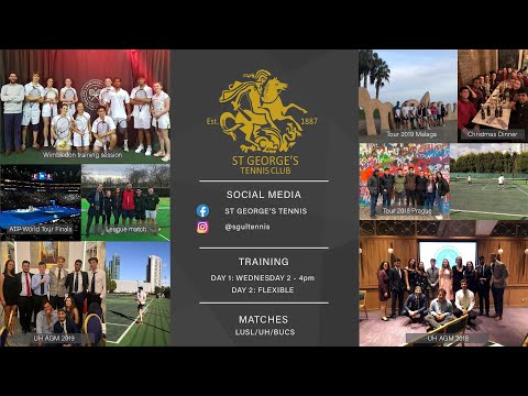 SGUL Tennis Club Livestream