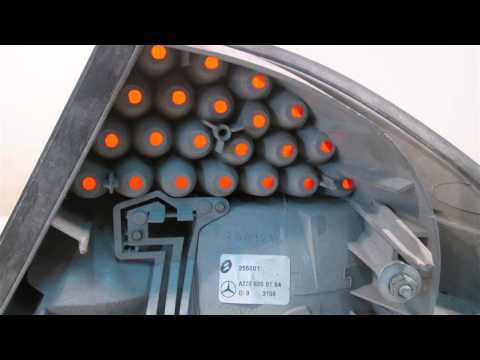 2002 Mercedes S500 Tail Light / Rear Lamp LH 220TYPE NIQ over spray from paint - mbiparts.com... OEM