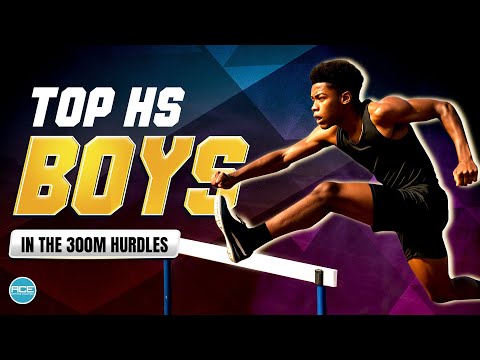 Fastest High-School Boys in the 300m Hurdles 2025