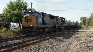 preview picture of video 'Nonstop action and BNSF on the CSX Willard Sub'