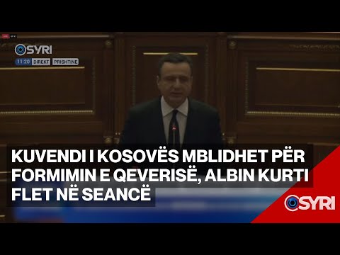 Kuvendi i Kosovës mblidhet për formimin e qeverisë, Albin Kurti flet në seancë