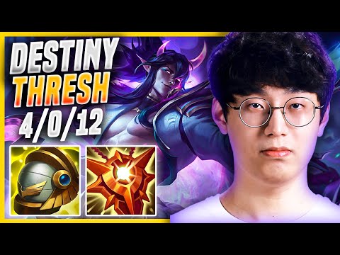 Destiny Thresh Suporte vs Rakan - KR Grandmaster Patch 11.5