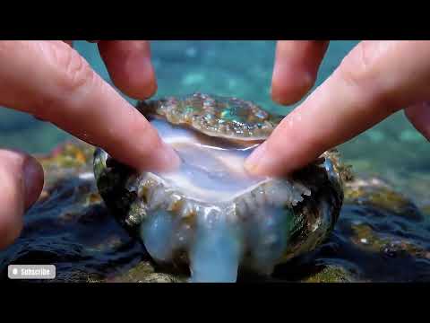 🔴 The FRESHEST Abalone ASMR You'll Ever See | Close-Up Visuals & Natural Ocean Sounds