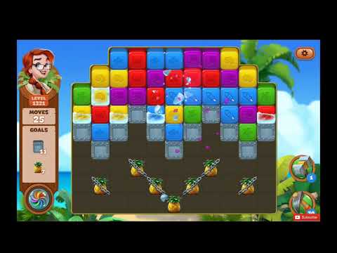 Lost Island Blast Adventure Level 1321 NO BOOSTERS - A S GAMING ✔