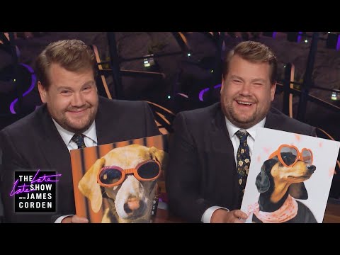 詹姆斯在 "戴墨鏡的狗 "這段淫亂的節目中無法保持一致。 (James Can't Keep It Together During Raunchy "Dogs In Sunglasses" Segment)