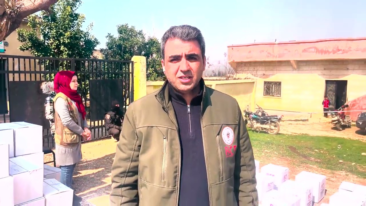 Barzani Yardım Vakfı depremin vurduğu Afrin’de yardım çalışmalarını sürdürüyor