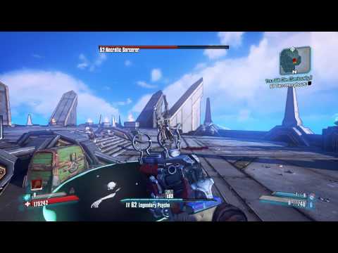 Borderlands 2 Handsome Sorcerer boss fight with Psycho