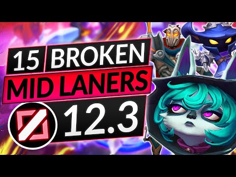 15 BEST MIDLANERS to MAIN in Patch 12.3 - BROKEN Champions to ABUSE - LoL Guide
