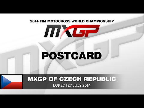 MXGP of Czech Republic 2014 Postcard - Motocross