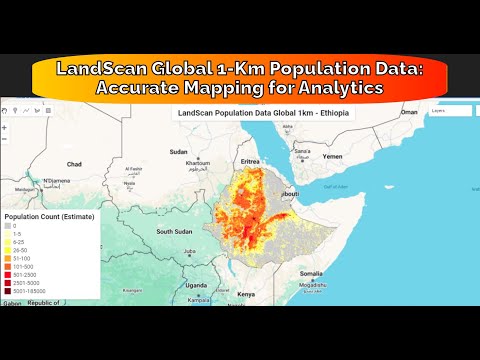 Land Scan Global 1 Km Population Data Accurate Mapping for Analytics