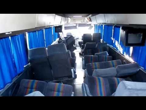 Bus Conversion Tiny House #1 Removing Seats, Overhead Storage Bays