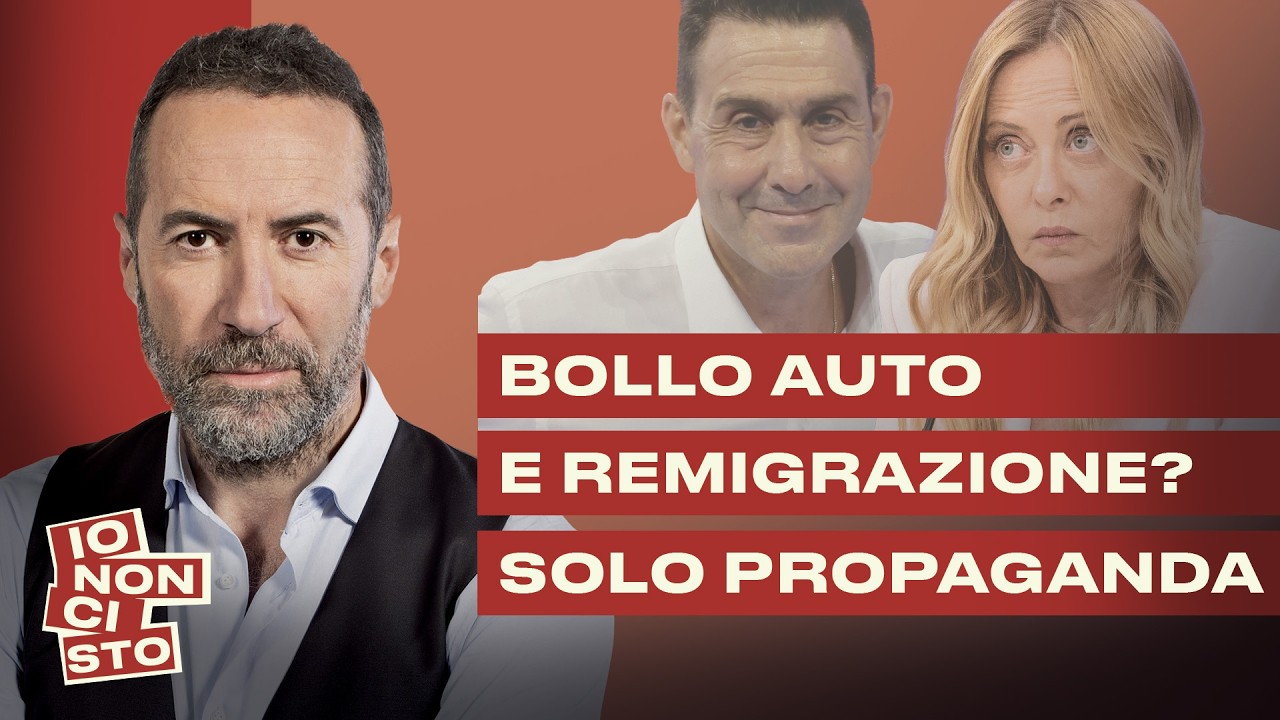 Bollo auto  e remigrazione? Solo propaganda. La diretta con Luca Sommi