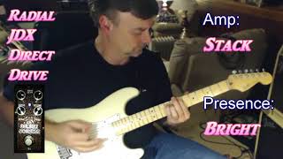 Video thumbnail for Radial JDX Direct Drive vs Miked Amp by Stratodan27