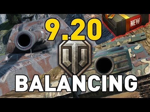 World of Tanks || Patch 9.20 - Balance Changes
