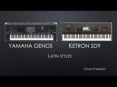 Ketron SD9 VS Yamaha Genos - Latin Styles - (No Talking)