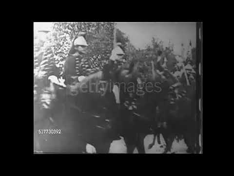 between 1896-1900 - unidentified film Lumière: "revue militaire, Hongrie"