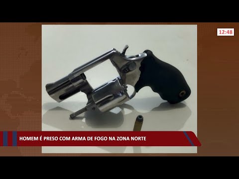 Homem eÌ preso com arma de fogo na zona norte 26 08 2021