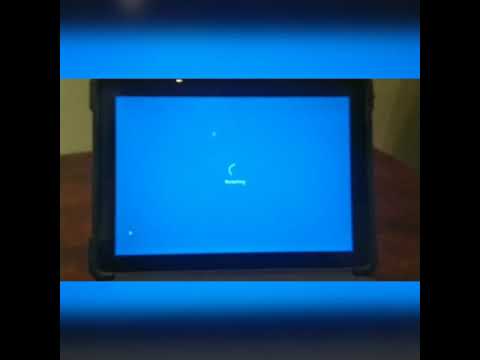 How to restart the tablet