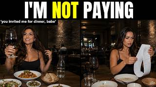 Modern Women Are PANICKING as Men REFUSE to Pay for Dinner Dates