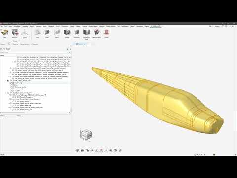 HyperWorks 2021: GFEM Geometry Preparation and Creating a 2D Meshing