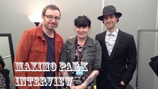 Maximo Park interview at T In The Park 2016 / Journo Jen Thomas