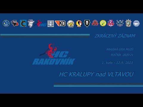 HC Rakovník vs. HK Kralupy  12.září 2021 KLM 1. kolo  Sestřih