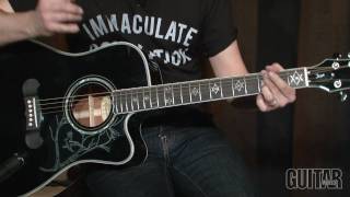 Video thumbnail for Epiphone Dave Navarro Signature Acoustic Guitar by Guitar World
