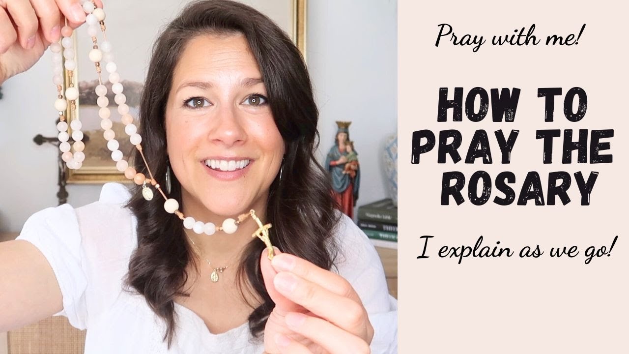 How to Pray the Rosary Step by Step & Pray with me