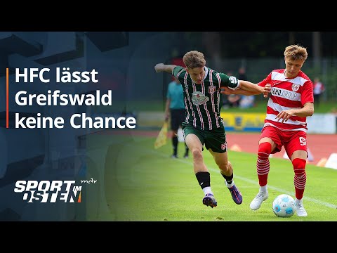 Hallescher FC lässt auch Greifswald keine Chance | MDR
