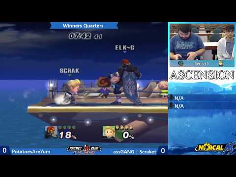 “Ascension 11/11/17” – PotatoesAreYum (Ganon) v. Scraket (Lucas) – Winners Quarters