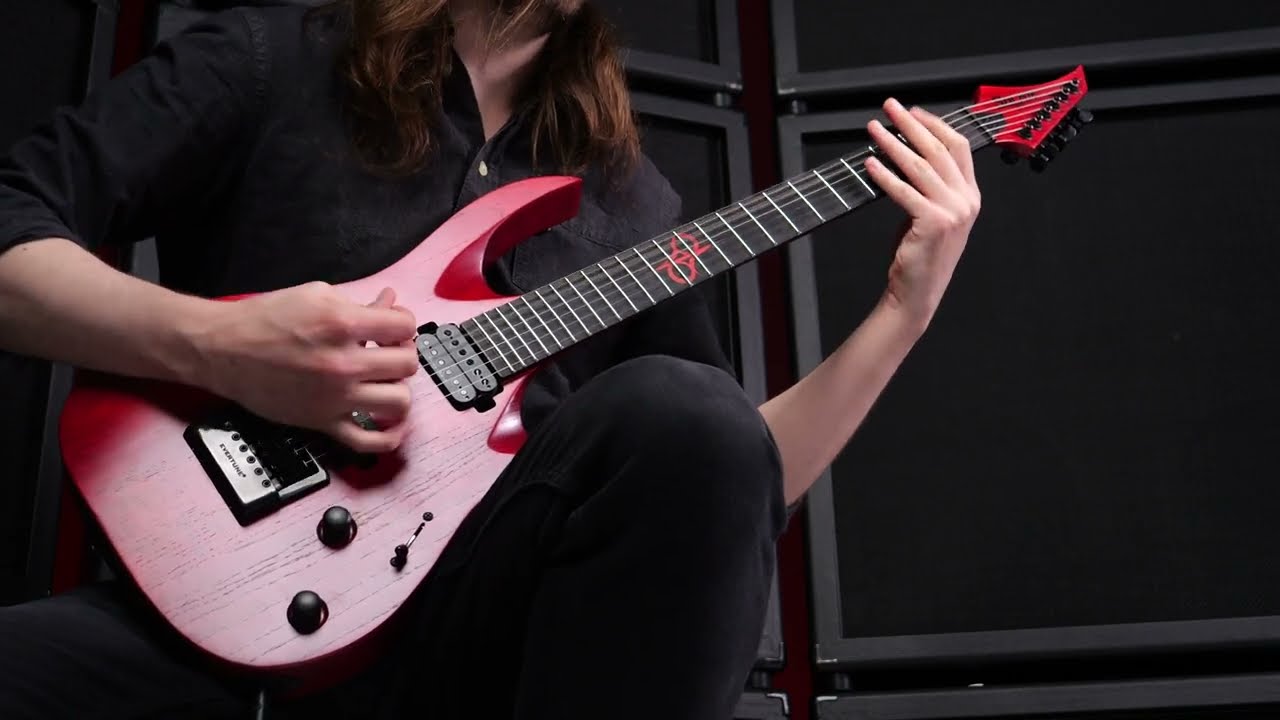 Solar A1.6ROP+ Electric Guitar - Blood Red Open Pore Matte (LIMITED)