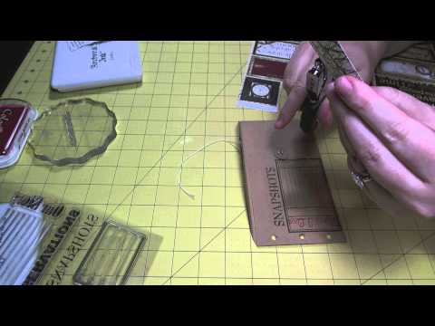 Scrapbook Mini Album: "World's Best Dad", Part Three