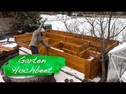 Hochbeet selber bauen (einfache Konstruktion)