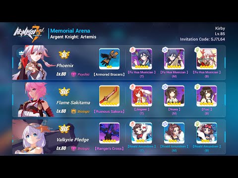 Honkai Impact 3: Memorial Arena Exalted Tier Argent Knight